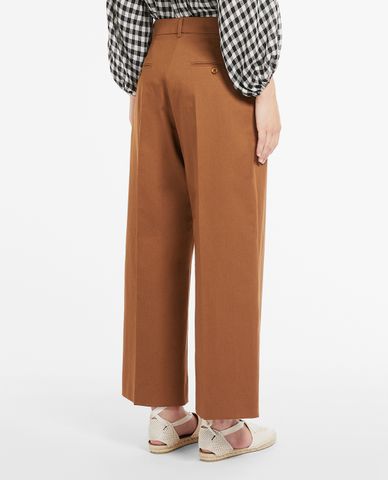  WEEKEND MAX MARA - Quần kiểu nữ ống rộng phom suông Zircone 