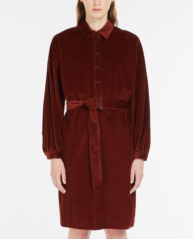  WEEKEND MAX MARA - Đầm mini sơ mi tay dài phối thắt lưng Giberna 