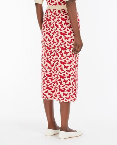  WEEKEND MAX MARA - Váy dệt kim nữ midi phom ôm tôn dáng Lena 