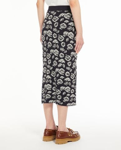  WEEKEND MAX MARA - Chân váy phom suông midi phối hoạ tiết hoa Lena 