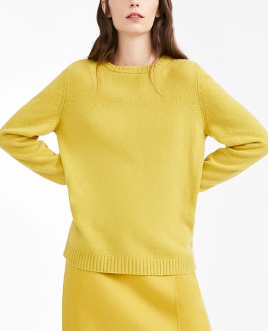  WEEKEND MAX MARA - Áo len nữ tay dài cổ tròn thời trang 