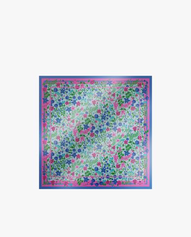  WEEKEND MAX MARA - Khăn choàng phom vuông phối hoạ tiết Siam 