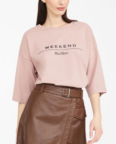  WEEKEND MAX MARA - Áo thun nữ phom suông tay lỡ hiện đại 