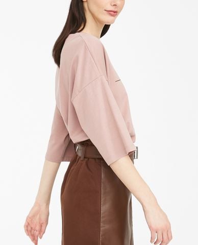  WEEKEND MAX MARA - Áo thun nữ phom suông tay lỡ hiện đại 
