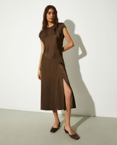  MAX&Co. - Đầm midi cổ tròn phom suông Legume 