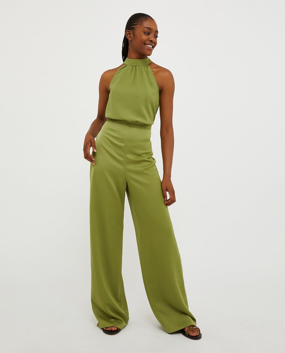 MAX&Co. - Jumpsuits cổ yếm cùng thắt eo tinh tế Farrsetto
