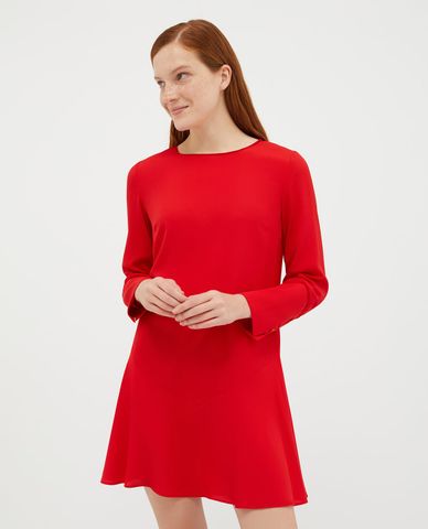  MAX&Co. - Đầm mini cổ tròn tay dài ống loe Maremoto 