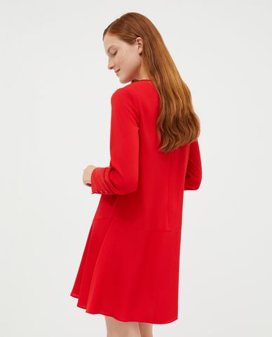  MAX&Co. - Đầm mini cổ tròn tay dài ống loe Maremoto 