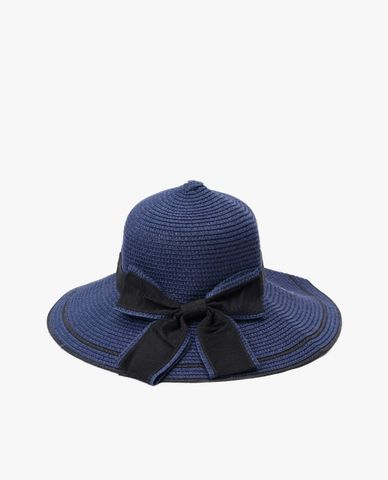  CECI - Nón rộng vành nữ đính nơ bản to cá tính 