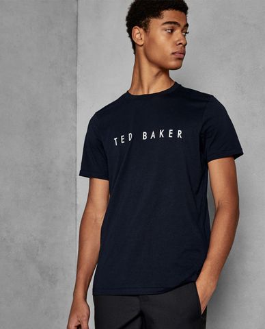  TED BAKER - Áo thun nam phối chữ in Logo 