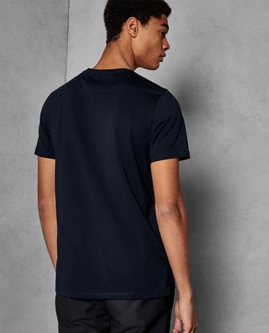 TED BAKER - Áo thun nam phối chữ in Logo 