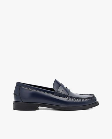  PEDRO - Giày lười nam mũi tròn Leather Penny Loafers 