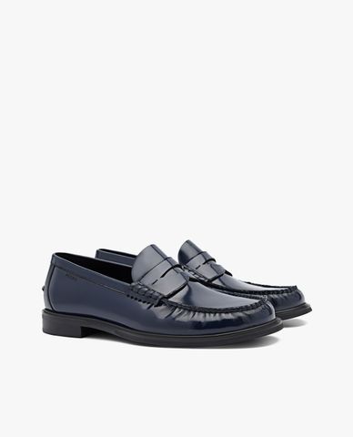  PEDRO - Giày lười nam mũi tròn Leather Penny Loafers 