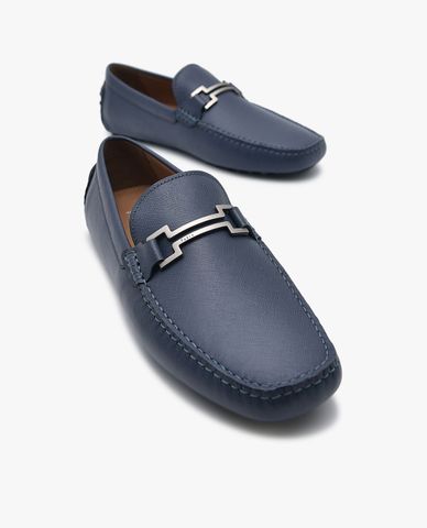  PEDRO - Giày lười nam mũi vuông Embossed Bit 