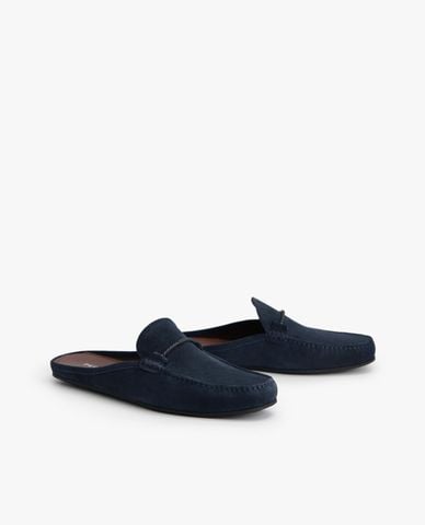  PEDRO - Giày mules nam mũi tròn hở gót thời trang 