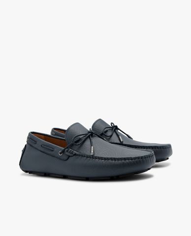  PEDRO - Giày lười nam mũi vuông Saffiano Leather 