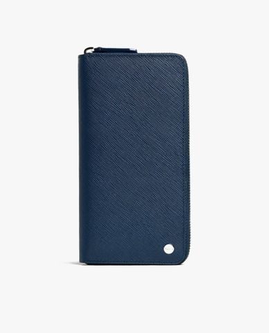  PEDRO - Ví nam dáng dài Embossed Leather Zip Around 