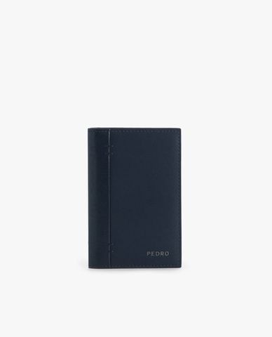  PEDRO - Ví nam đựng thẻ cao cấp Textured Leather Bi Fold 