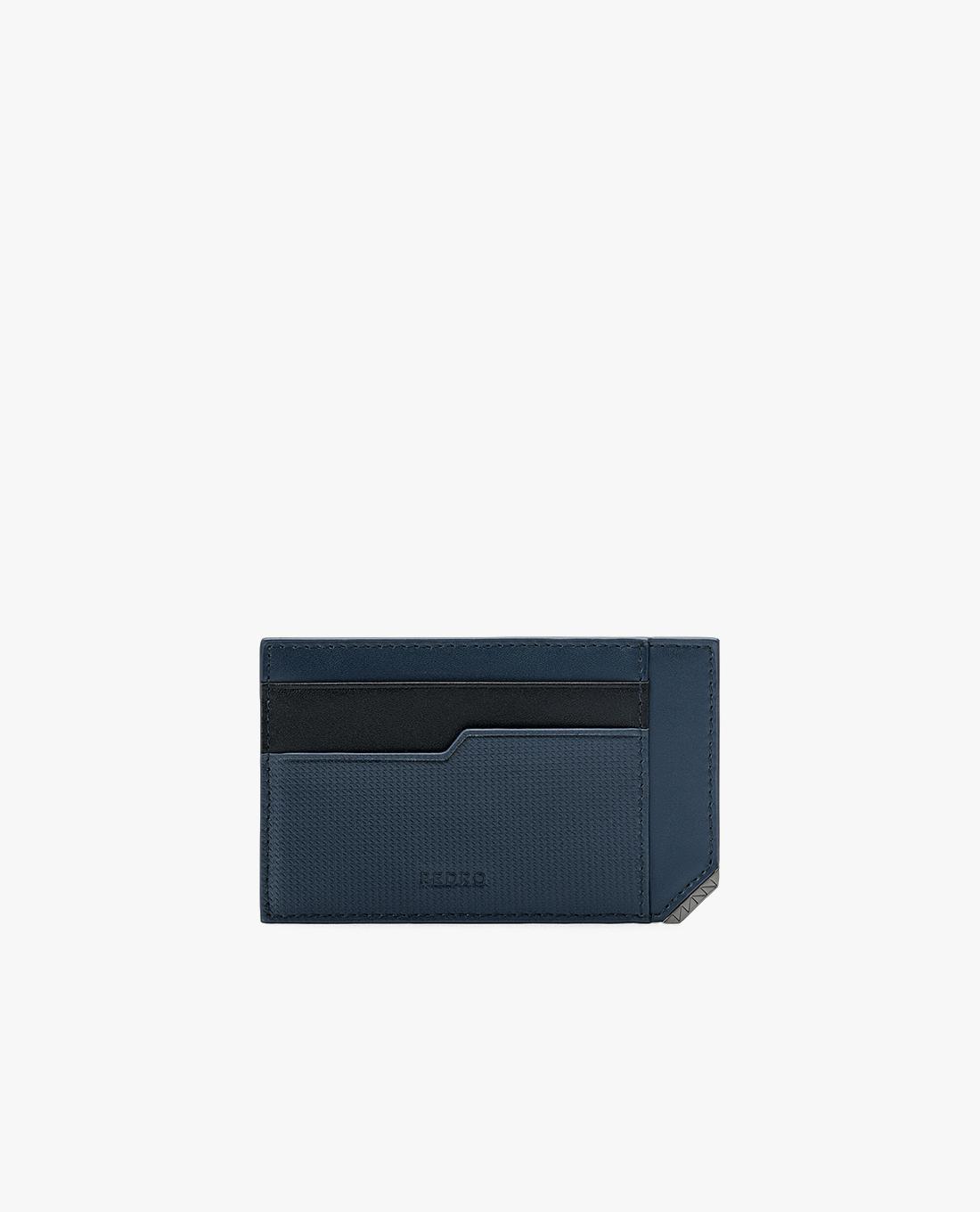 PEDRO - Ví đựng thẻ nam chữ nhật Leather in Pixel