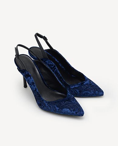  PEDRO - Giày cao gót mũi nhọn vải nhung 