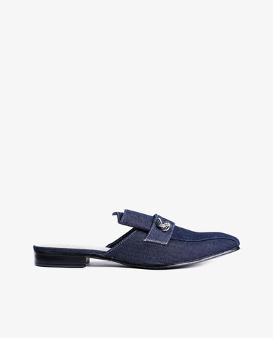  PEDRO - Giày đế bệt mũi nhọn vải denim 