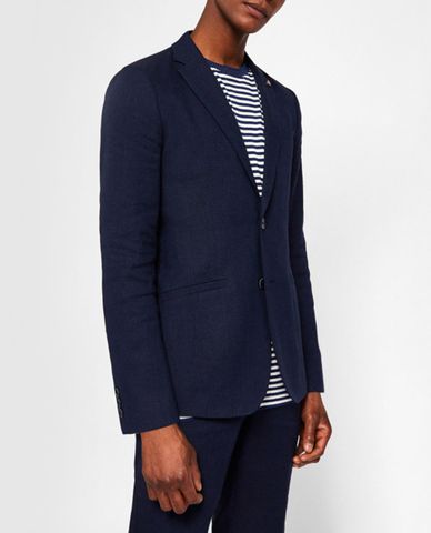  TED BAKER - Áo blazer nam vạt bo tròn hai nút HINES 