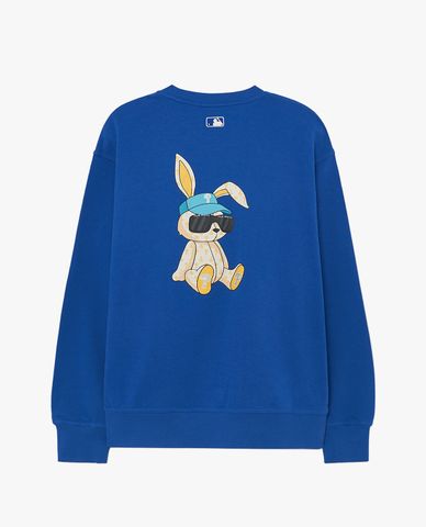  MLB - Áo sweatshirt unisex tay dài Rabbit Mega Overfit 