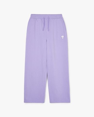  MLB - Quần dài ống rộng nữ lưng thun Basic Small Logo 