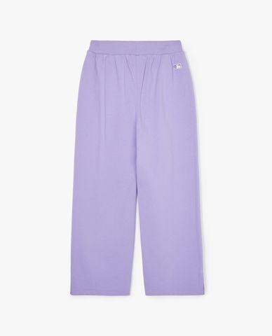  MLB - Quần dài ống rộng nữ lưng thun Basic Small Logo 