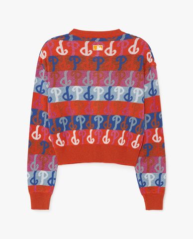  MLB - Áo khoác cardigan nữ dáng croptop Party Monogram 