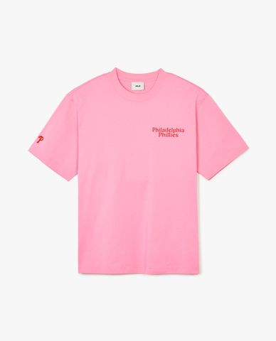  MLB - Áo thun unisex cổ tròn tay ngắn Cultivative Letter 