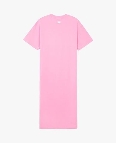  MLB - Đầm midi cổ tròn tay ngắn Basic Small Logo 