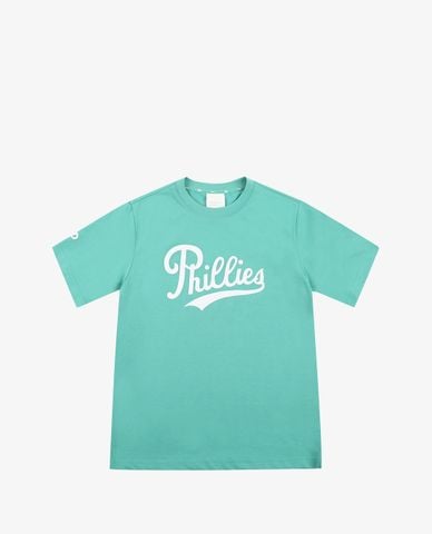  MLB - Áo thun tay ngắn cổ tròn Basic Classic Logo 