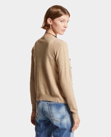  DSQUARED2 - Áo khoác cardigan nữ tay dài thanh lịch Knit 