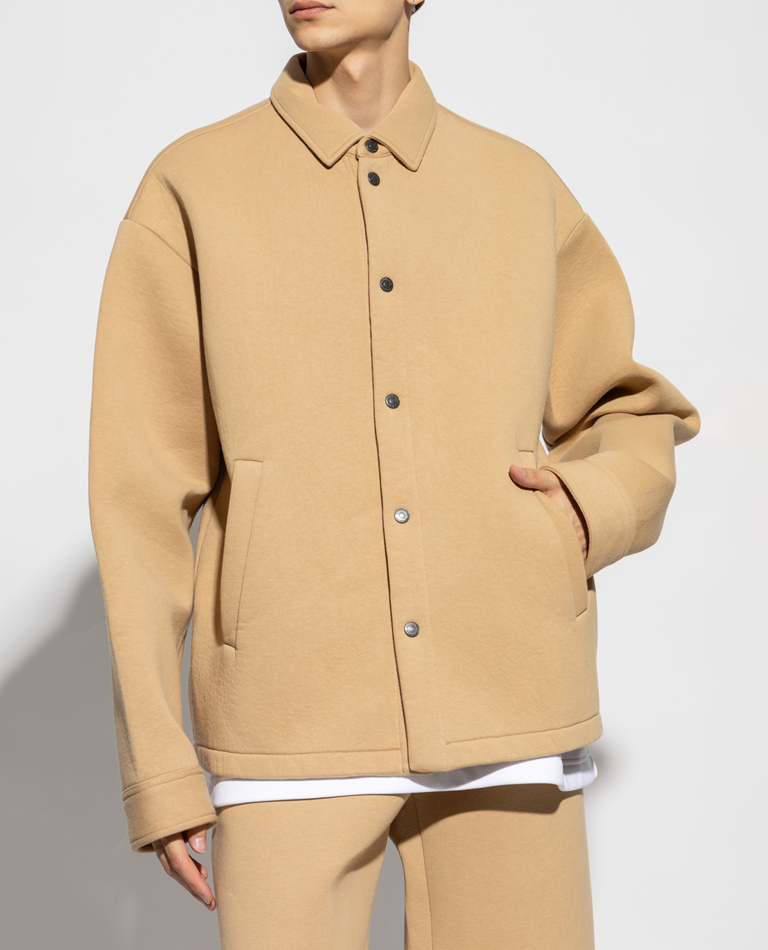 DSQUARED2 - Áo khoác bomber nam cổ bẻ tay dài thời trang