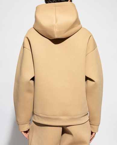  DSQUARED2 - Áo hoodie nam tay dài phối mũ trùm phom suông 