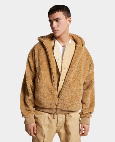  DSQUARED2 - Áo khoác lông nam tay dài Icon New Generation 