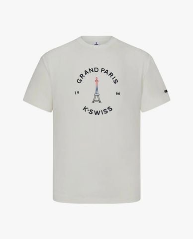  K-SWISS - Áo thun nam cổ tròn tay ngắn Grand Paris 