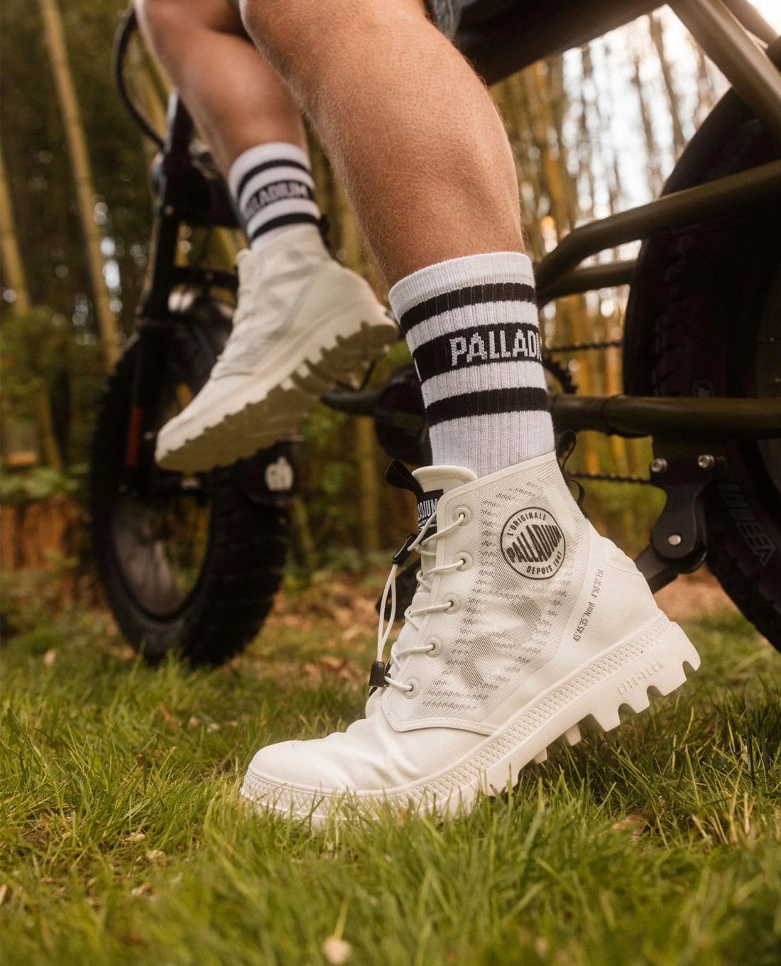 PALLADIUM - Giày sneakers unisex cổ cao Pampa Lite Travel RS