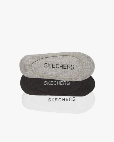  SKECHERS - Set 3 đôi vớ nữ cổ thấp hiện đại 