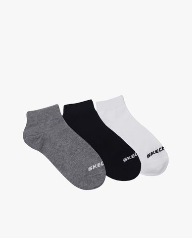  SKECHERS - Set 3 đôi vớ unisex cổ thấp thời trang Non Terry Ankle 