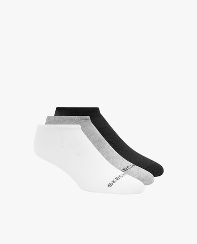  SKECHERS - Set 3 đôi vớ nữ cổ thấp thời trang Non Terry No Show 