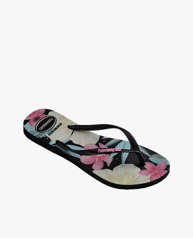  HAVAIANAS - Dép kẹp nữ Slim Floral 
