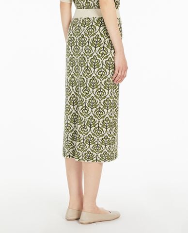  WEEKEND MAX MARA - Váy dệt kim nữ midi phom ôm tôn dáng Lena 