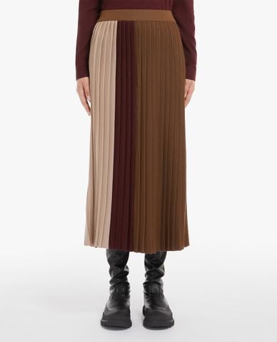  WEEKEND MAX MARA - Chân váy xếp li midi thời trang Virgin 