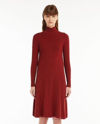  WEEKEND MAX MARA - Đầm dệt kim mini cổ lọ tay dài Sesia 