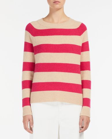  WEEKEND MAX MARA - Áo dệt kim nữ tay dài kẻ sọc thời trang 