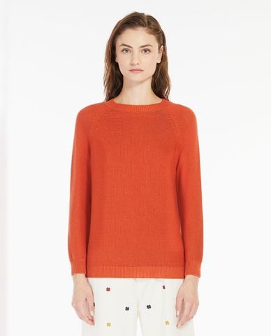  WEEKEND MAX MARA - Áo sweater cổ tròn tay dài màu sắc trẻ trung Linz 