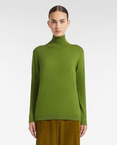  WEEKEND MAX MARA - Áo dệt kim nữ cổ lọ tay dài Kiku 