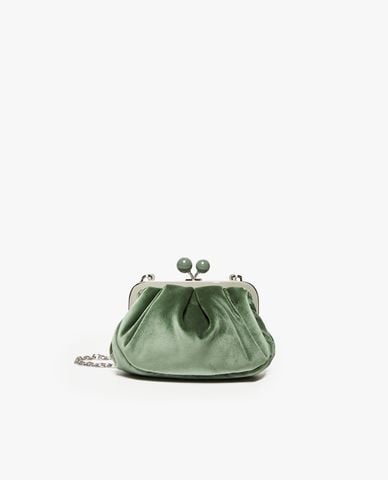  WEEKEND MAX MARA - Túi xách hình oval phối dây quai xích Cavour 